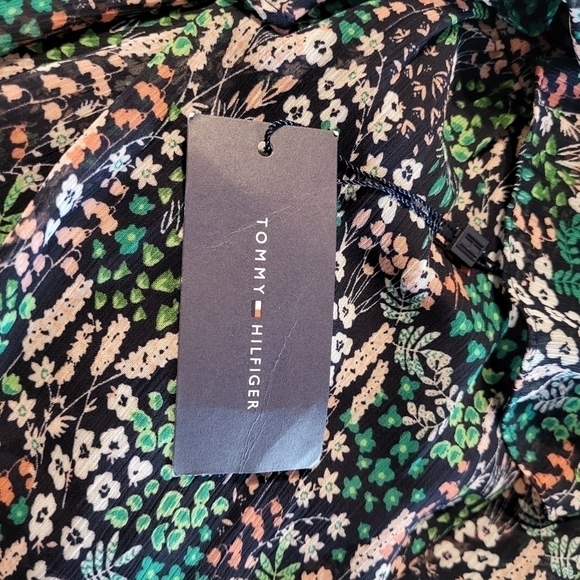 Tommy Hilfiger Floral Prairie Dress Size 14 Casual Country Going Out - Picture 10 of 11